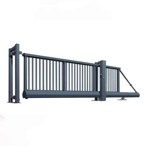 Villa entrance gate — reference model shown, designs customized per project